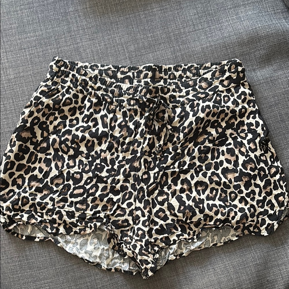 Leopard Print Women's Shorts